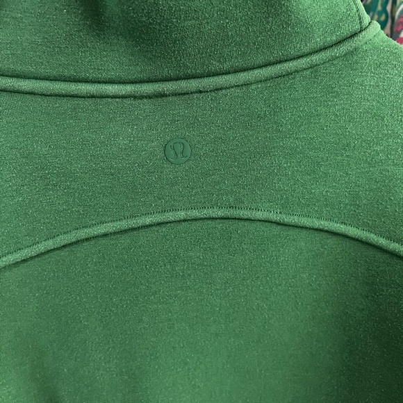 SOLD!!Lululemon Thick Fleece Half-Zip everglade green XS/S - Picture 5 of 7